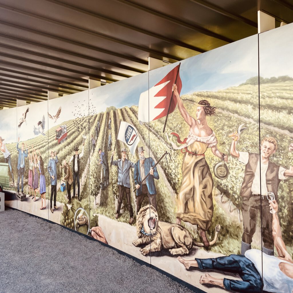 Die "Frankonia" auf dem Kreuzberg auf der Maininsel