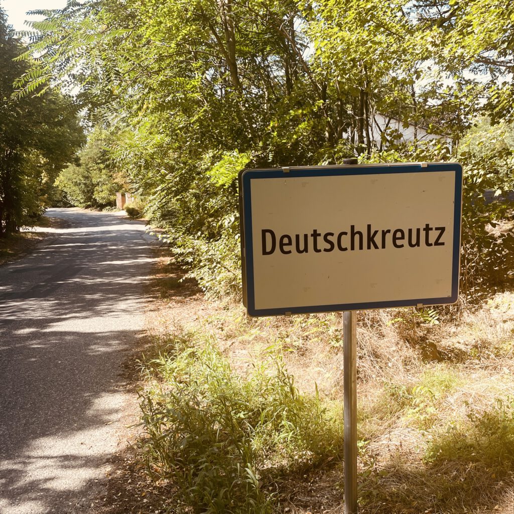 Das Ortsschild von Deutschkreutz