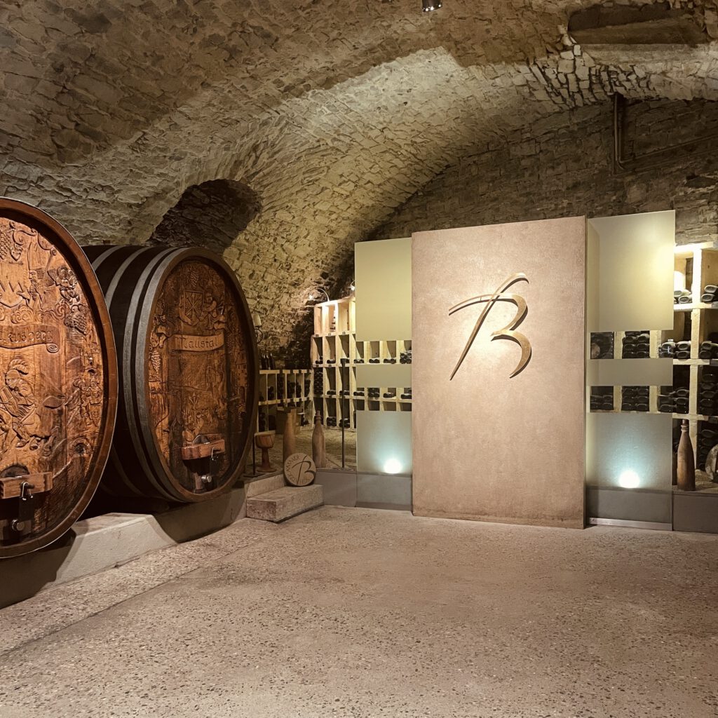 Der Weinkeller vom Weingut Hugo Brennfleck