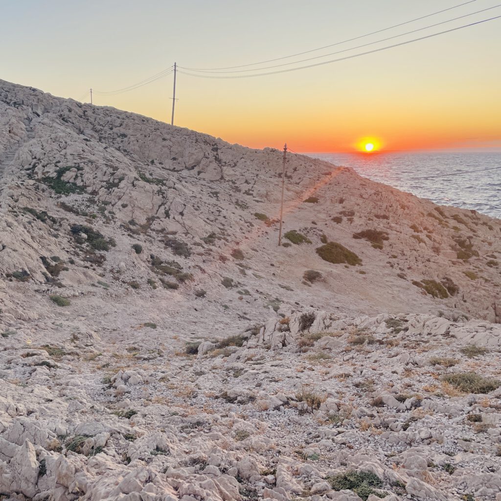 Sonnenuntergang in der Provence